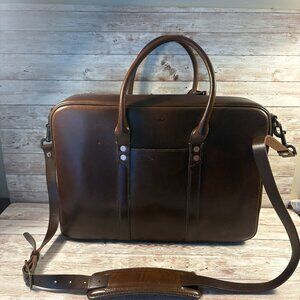 Satchel & Page Counselor Leather Briefcase